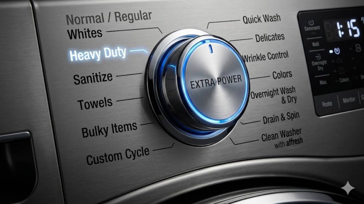 Heavy Duty trong máy giặt là gì? Cách dùng hiệu quả